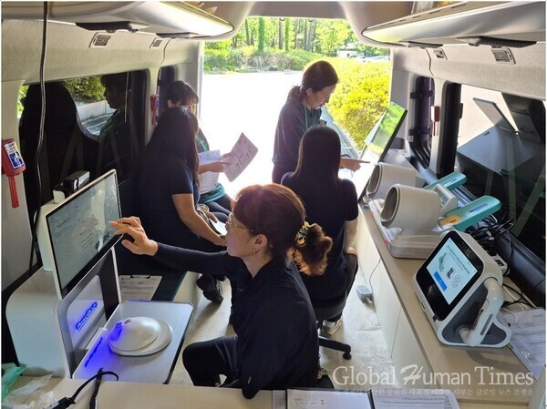 Hyundai Motor Group Provides Mobile Health Screening Service at Visually Impaired Golf Tournament